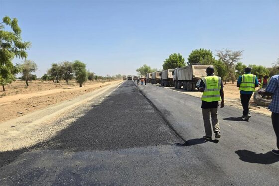 Reconstruction de la section Mora-Tchakamari: l’entreprise progresse dans la mise en œuvre de la couche de base